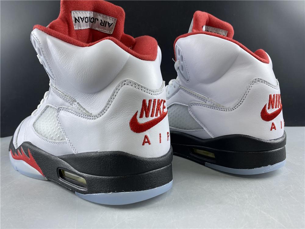 AJ 5 Fire Red Silver Tongue (2020) Shoes Sneakers - nk0000787 - Image 19