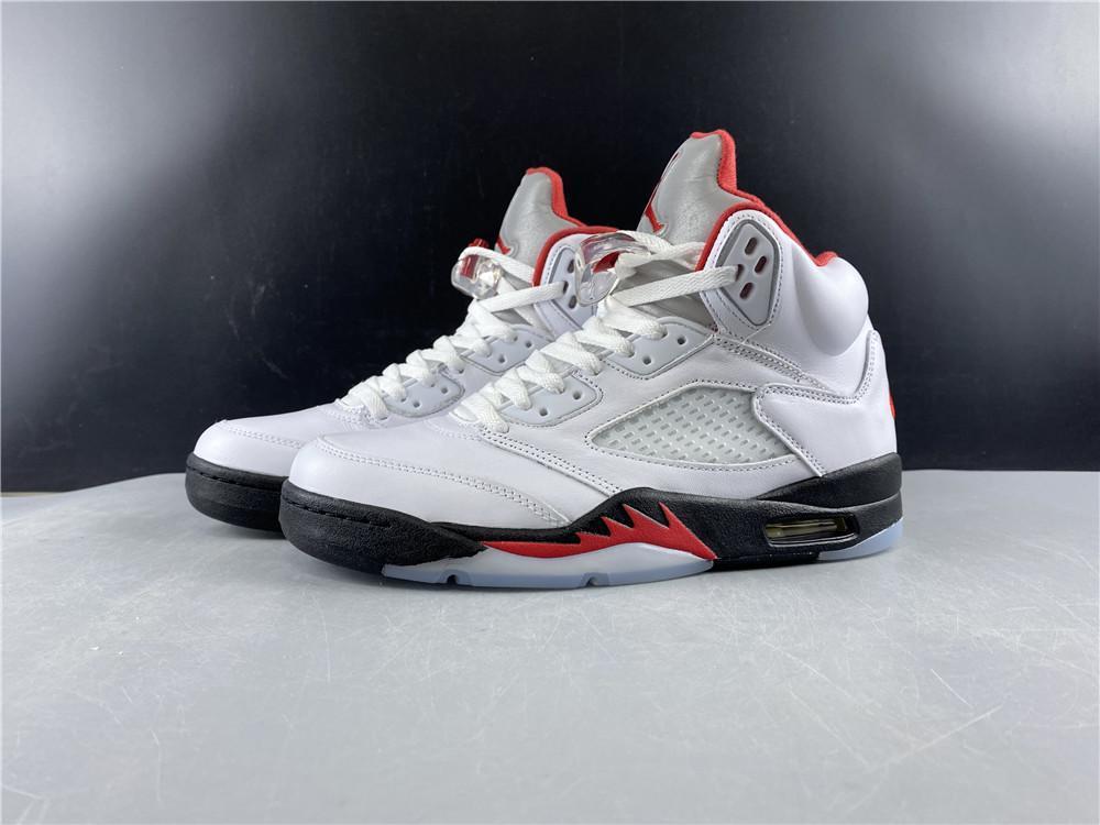 AJ 5 Fire Red Silver Tongue (2020) Shoes Sneakers - nk0000787 - Image 23