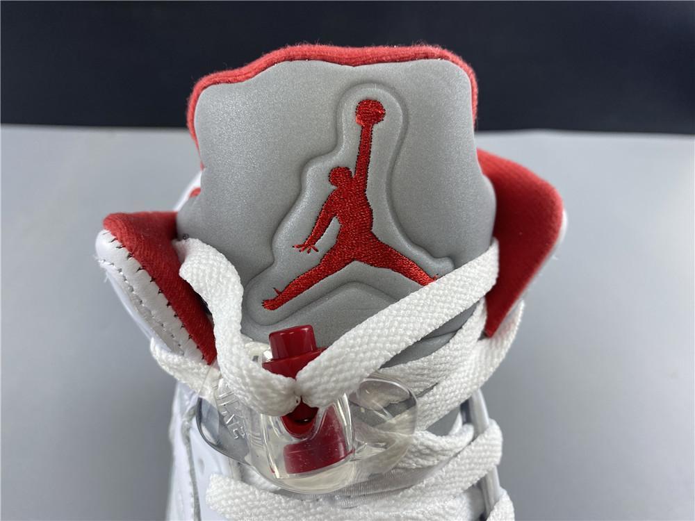 AJ 5 Fire Red Silver Tongue (2020) Shoes Sneakers - nk0000787 - Image 12
