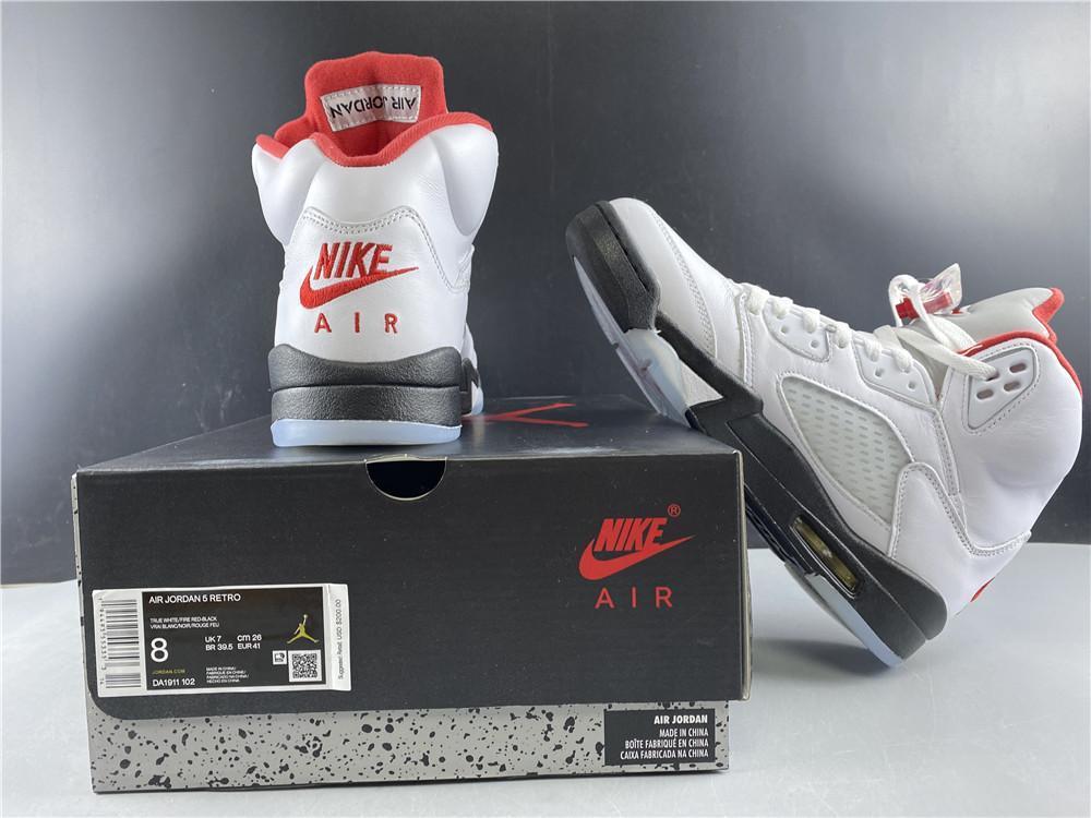 AJ 5 Fire Red Silver Tongue (2020) Shoes Sneakers - nk0000787 - Image 14