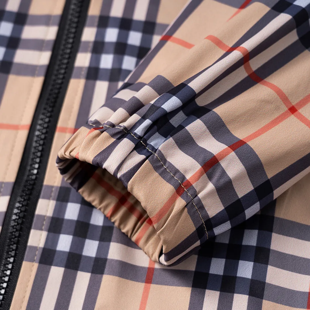 BUR Vintage Check Hooded Jacket - BUR0005 - Image 11