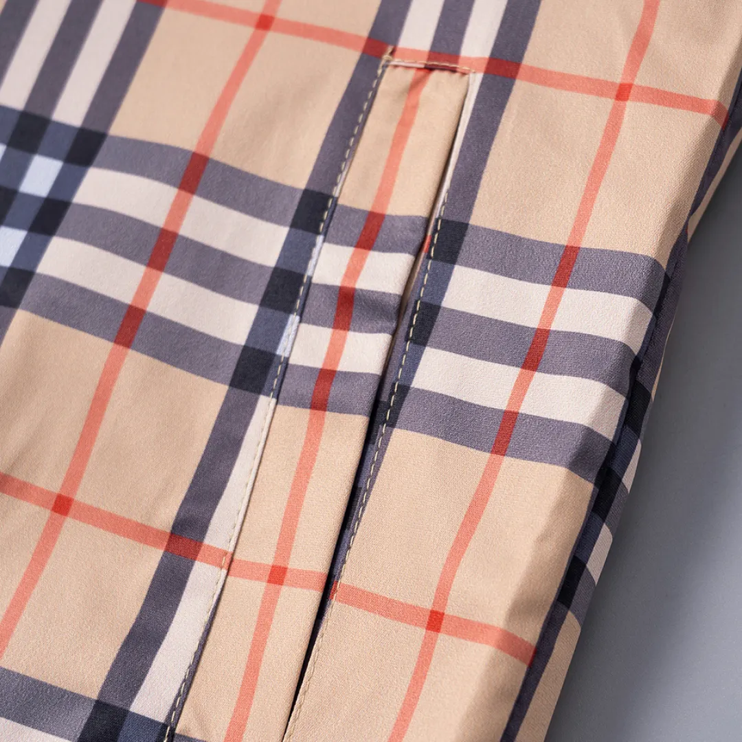 BUR Vintage Check Hooded Jacket - BUR0005 - Image 13