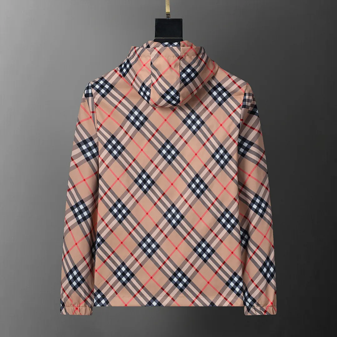 BUR Vintage Check Hooded Jacket - BUR0007 - Image 3
