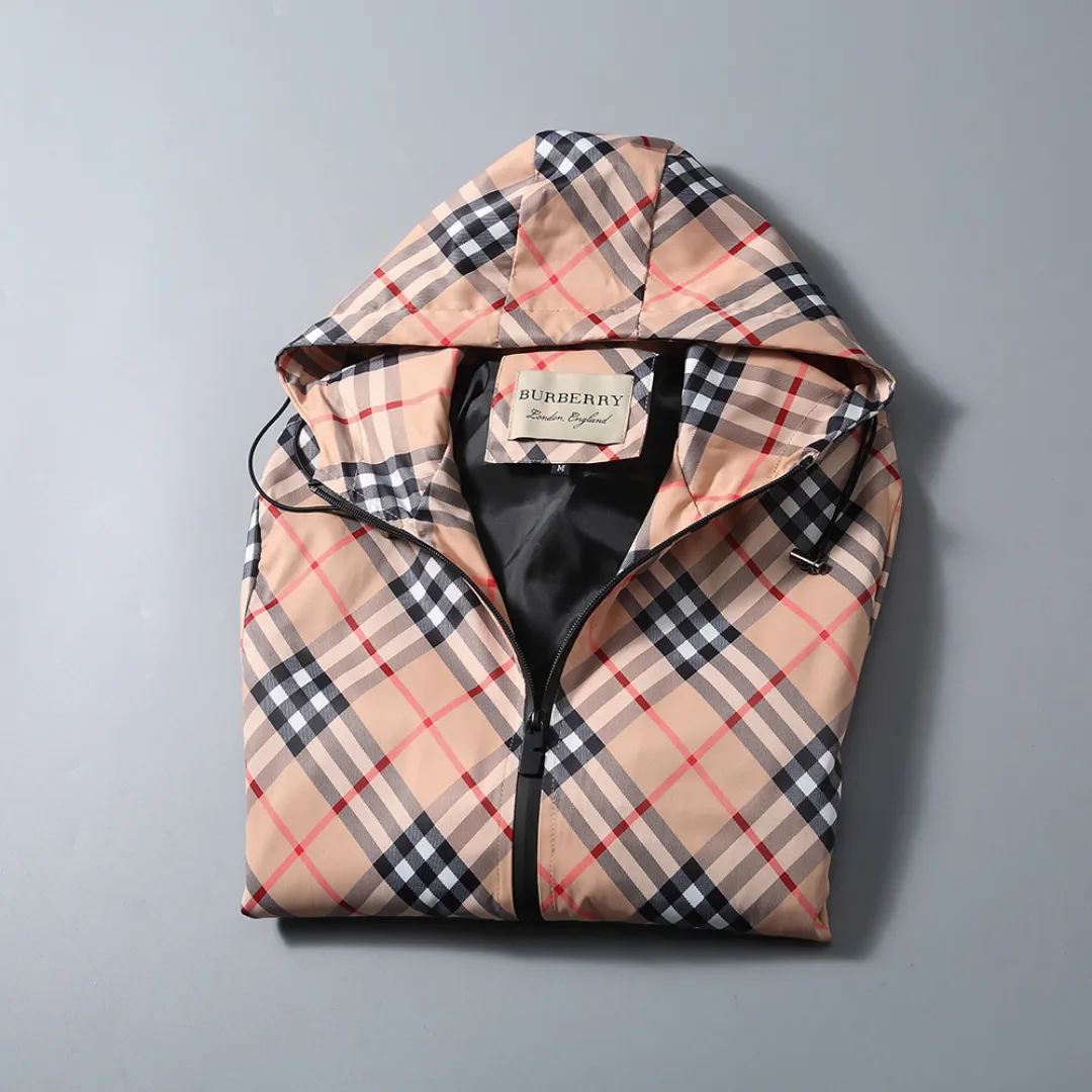 BUR Vintage Check Hooded Jacket - BUR0007 - Image 4