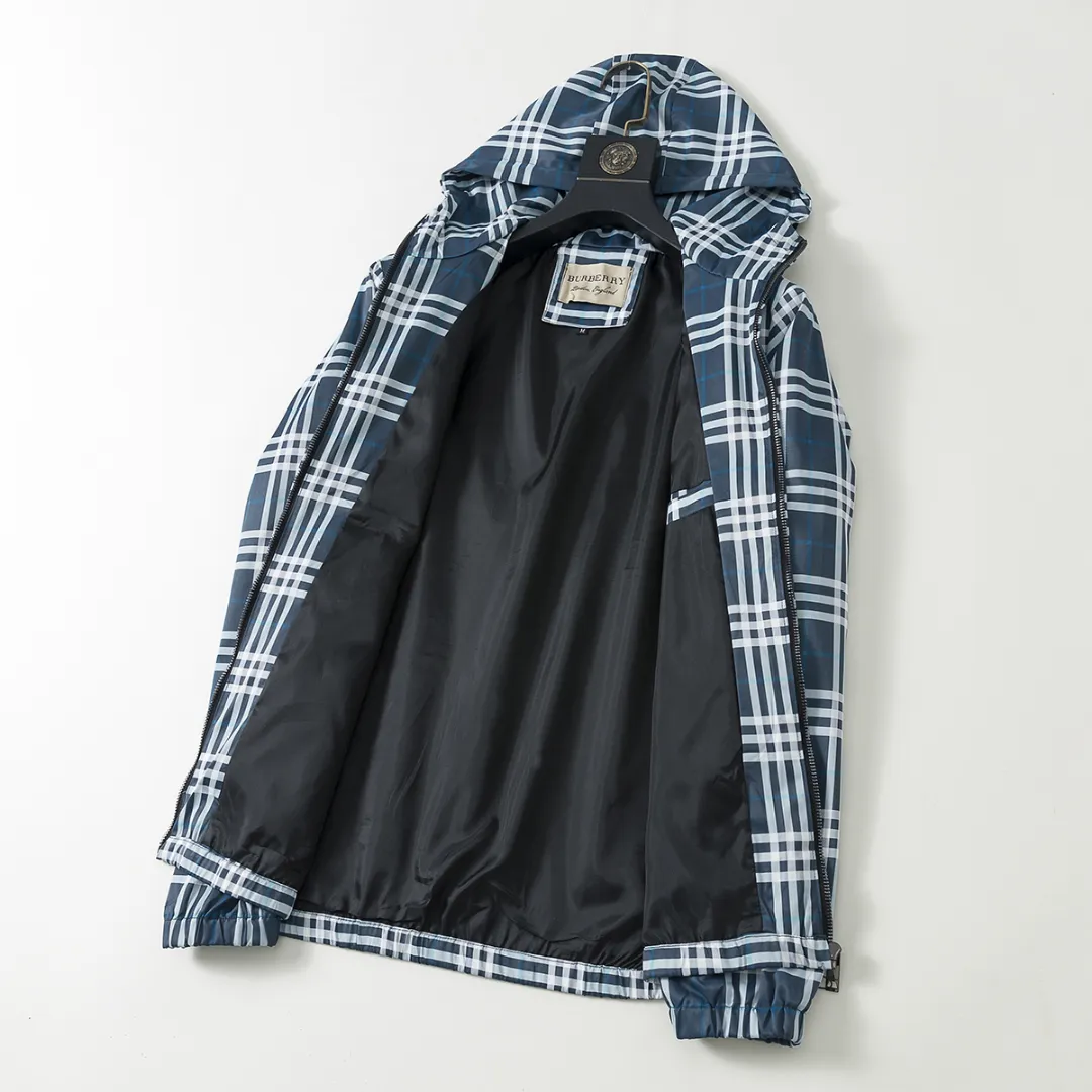 BUR Vintage Check Hooded Jacket - BUR0009 - Image 4