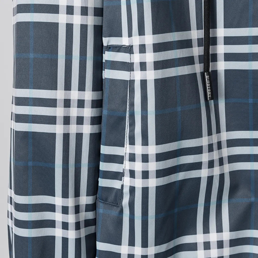 BUR Vintage Check Hooded Jacket - BUR0009 - Image 9