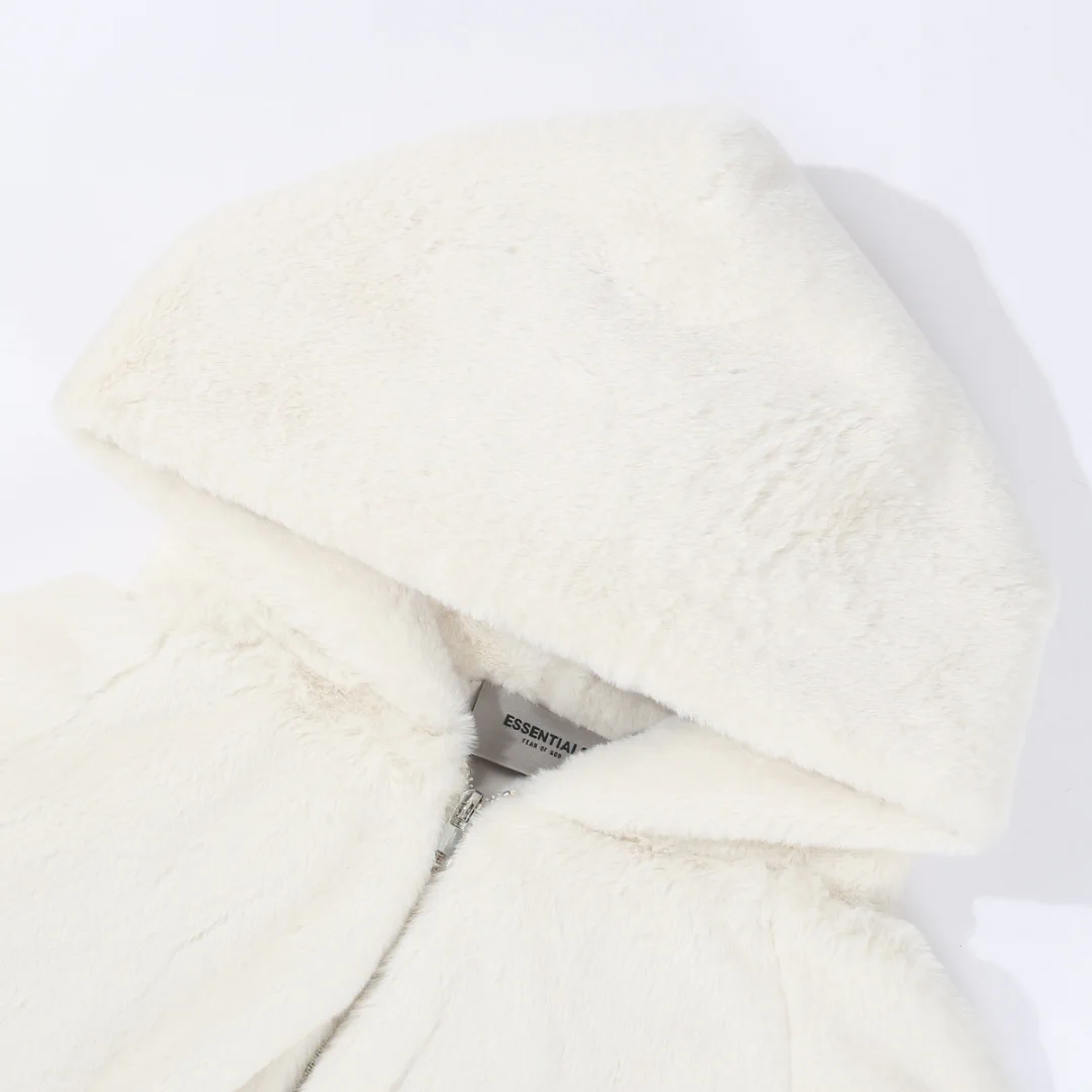 Essentials FOG Fur Hooded Jacket - FOG0026 - Image 18
