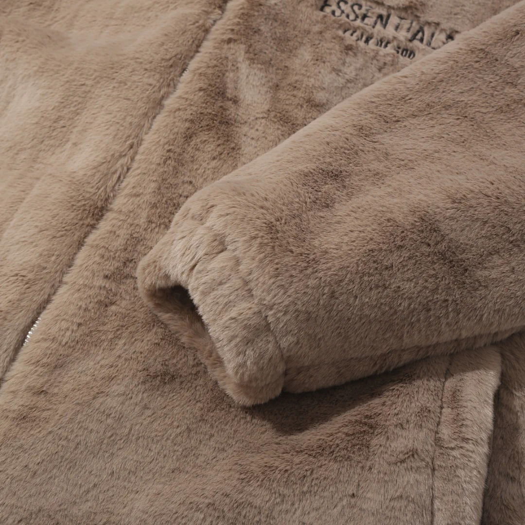 Essentials FOG Fur Hooded Jacket - FOG0026 - Image 11