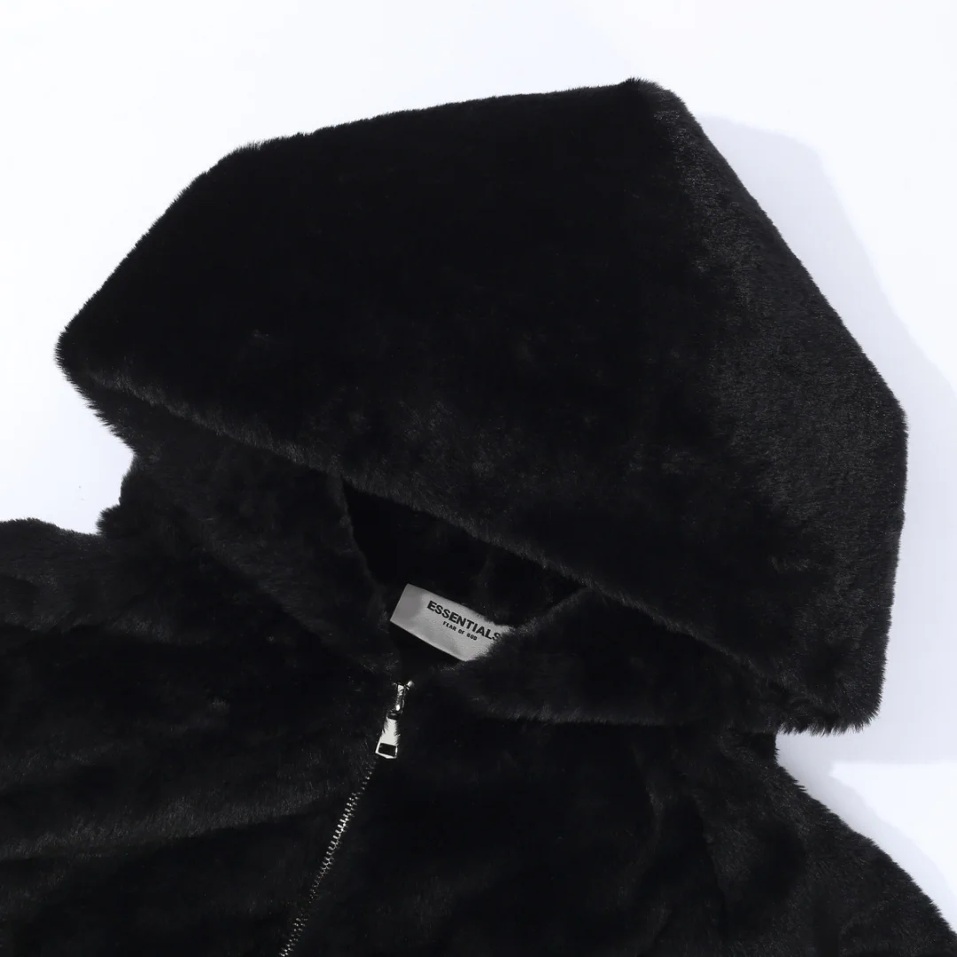 Essentials FOG Fur Hooded Jacket - FOG0026 - Image 28