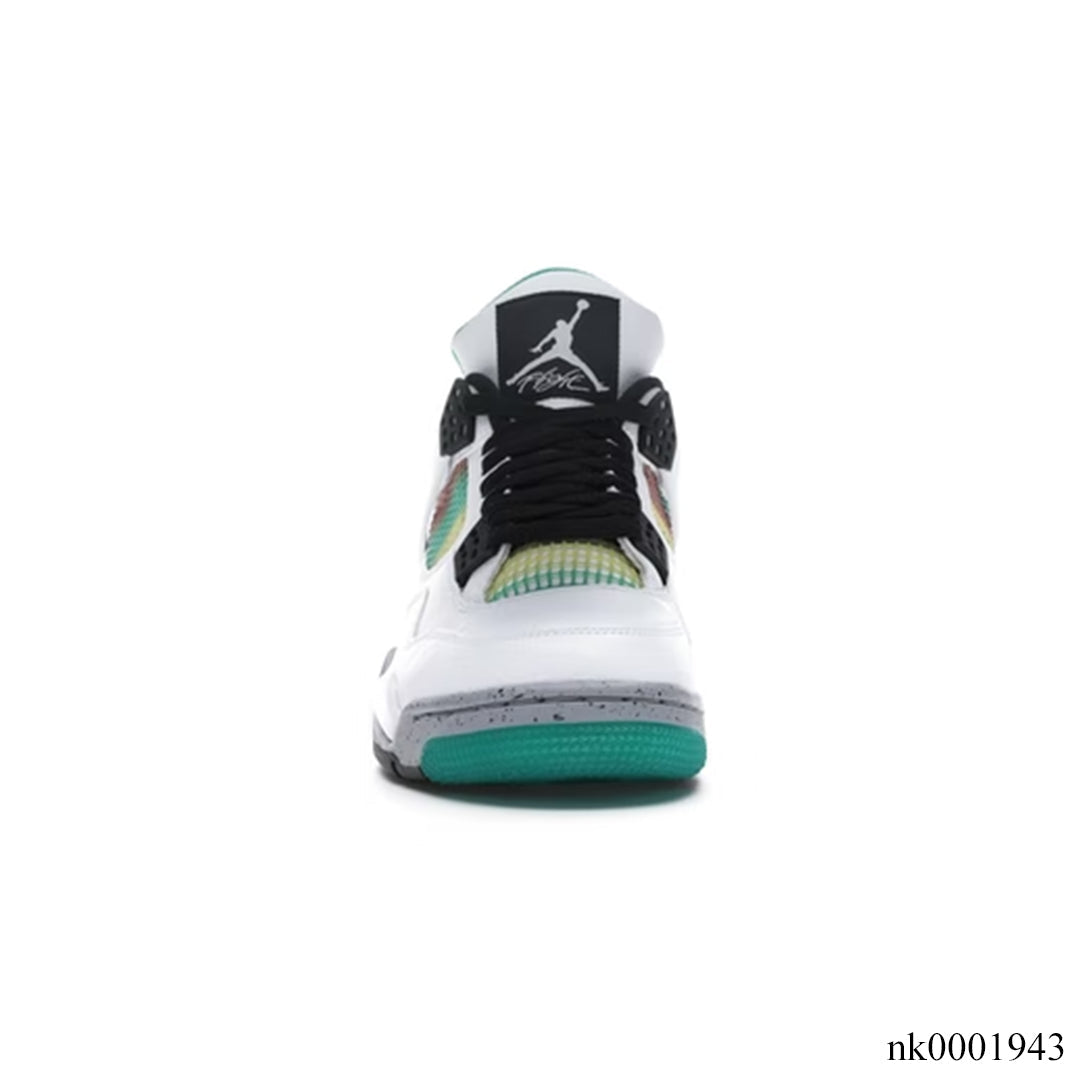 AJ 4 Retro Lucid Green Rasta Shoes Sneakers - nk0001943 - Image 3
