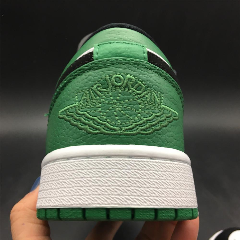 AJ 1 Low White Black Mystic Green Shoes Sneakers - nk0000303 - Image 15