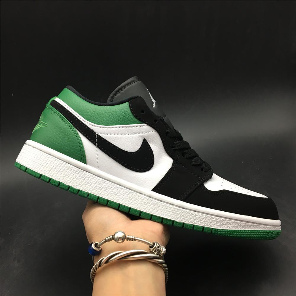 AJ 1 Low White Black Mystic Green Shoes Sneakers - nk0000303 - Image 17