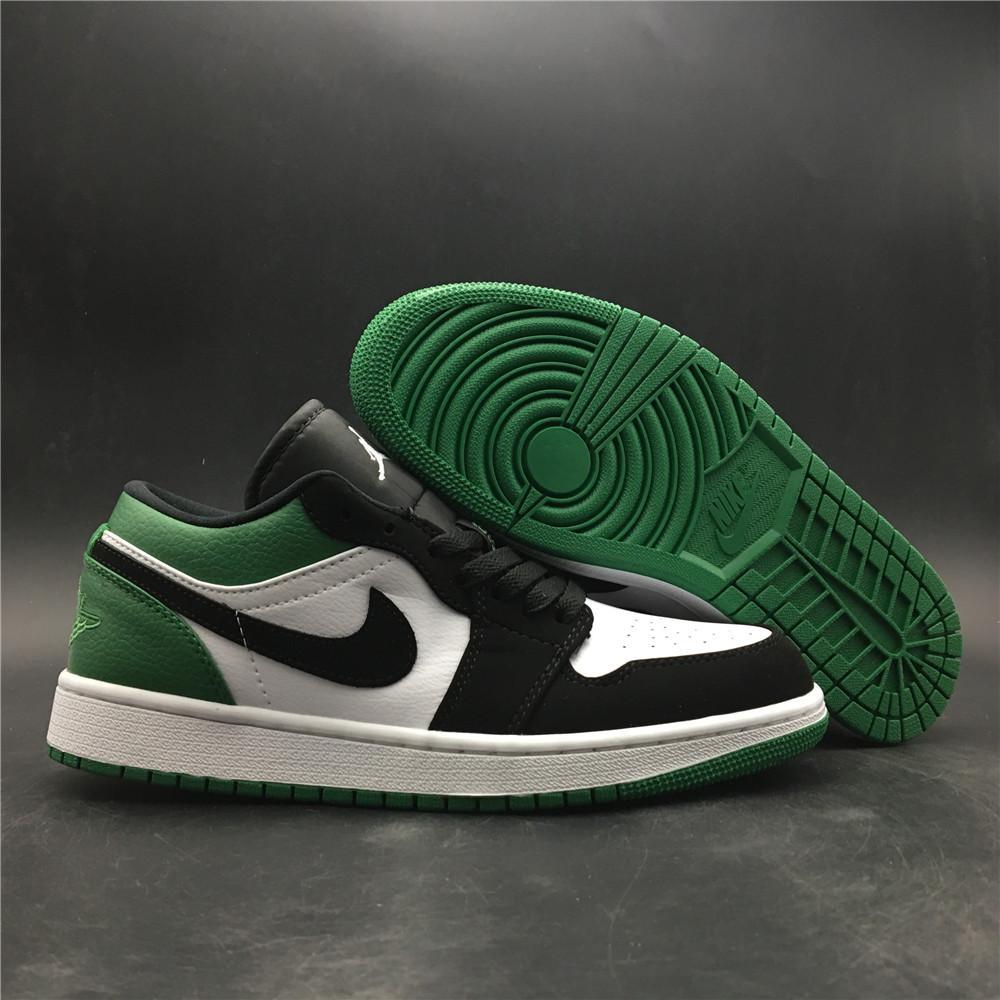 AJ 1 Low White Black Mystic Green Shoes Sneakers - nk0000303 - Image 10