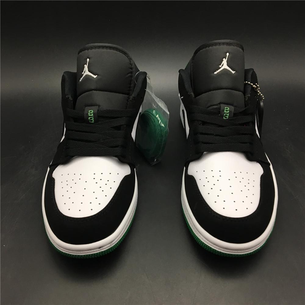 AJ 1 Low White Black Mystic Green Shoes Sneakers - nk0000303 - Image 5