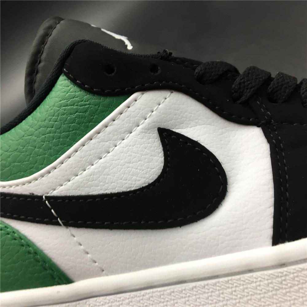 AJ 1 Low White Black Mystic Green Shoes Sneakers - nk0000303 - Image 11