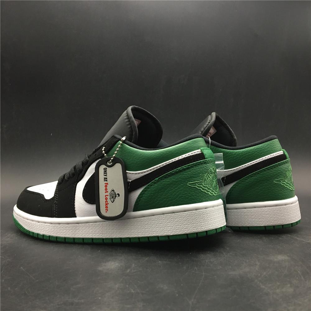 AJ 1 Low White Black Mystic Green Shoes Sneakers - nk0000303 - Image 12