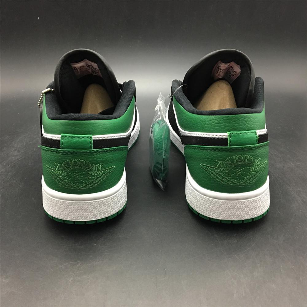 AJ 1 Low White Black Mystic Green Shoes Sneakers - nk0000303 - Image 14