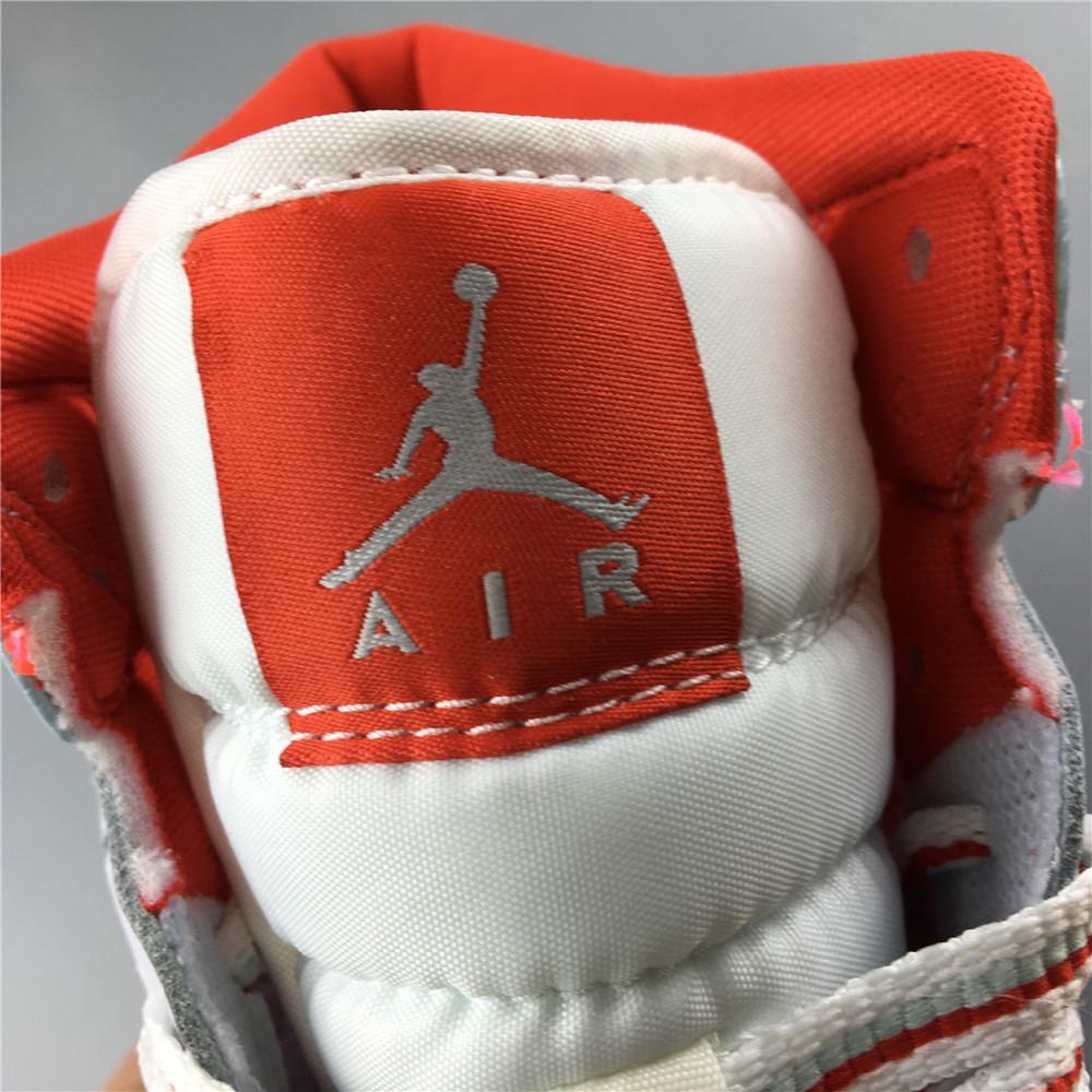 AJ 1 Mid White Topaz Mist (GS) Shoes Sneakers - nk0000237 - Image 10