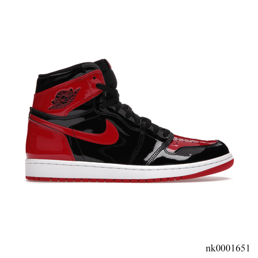 AJ 1 Retro High OG Bred Patent Shoes Sneakers - nk0001651