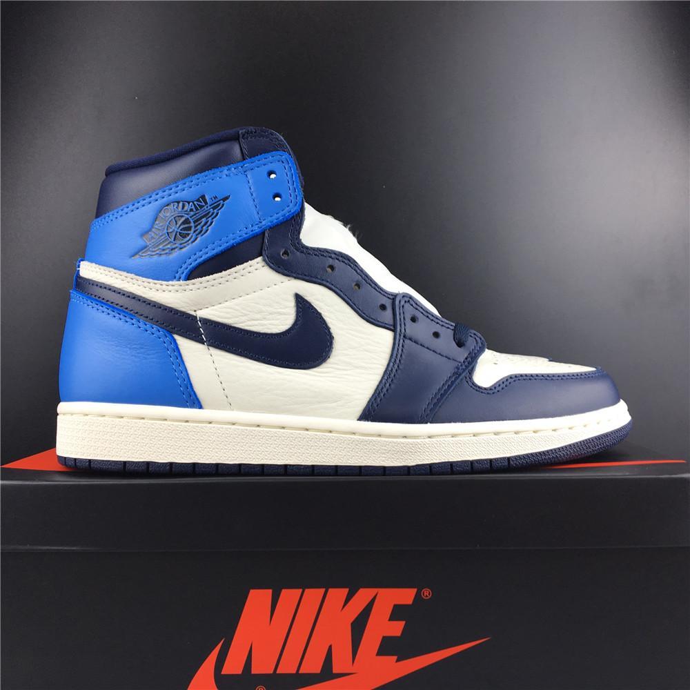 AJ 1 Retro High Obsidian UNC Shoes Sneakers - nk0000293 - Image 5