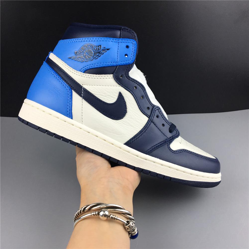 AJ 1 Retro High Obsidian UNC Shoes Sneakers - nk0000293 - Image 7