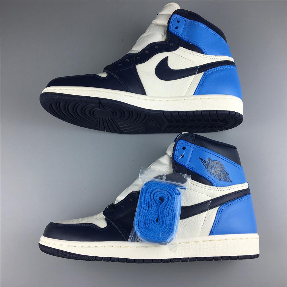 AJ 1 Retro High Obsidian UNC Shoes Sneakers - nk0000293 - Image 9