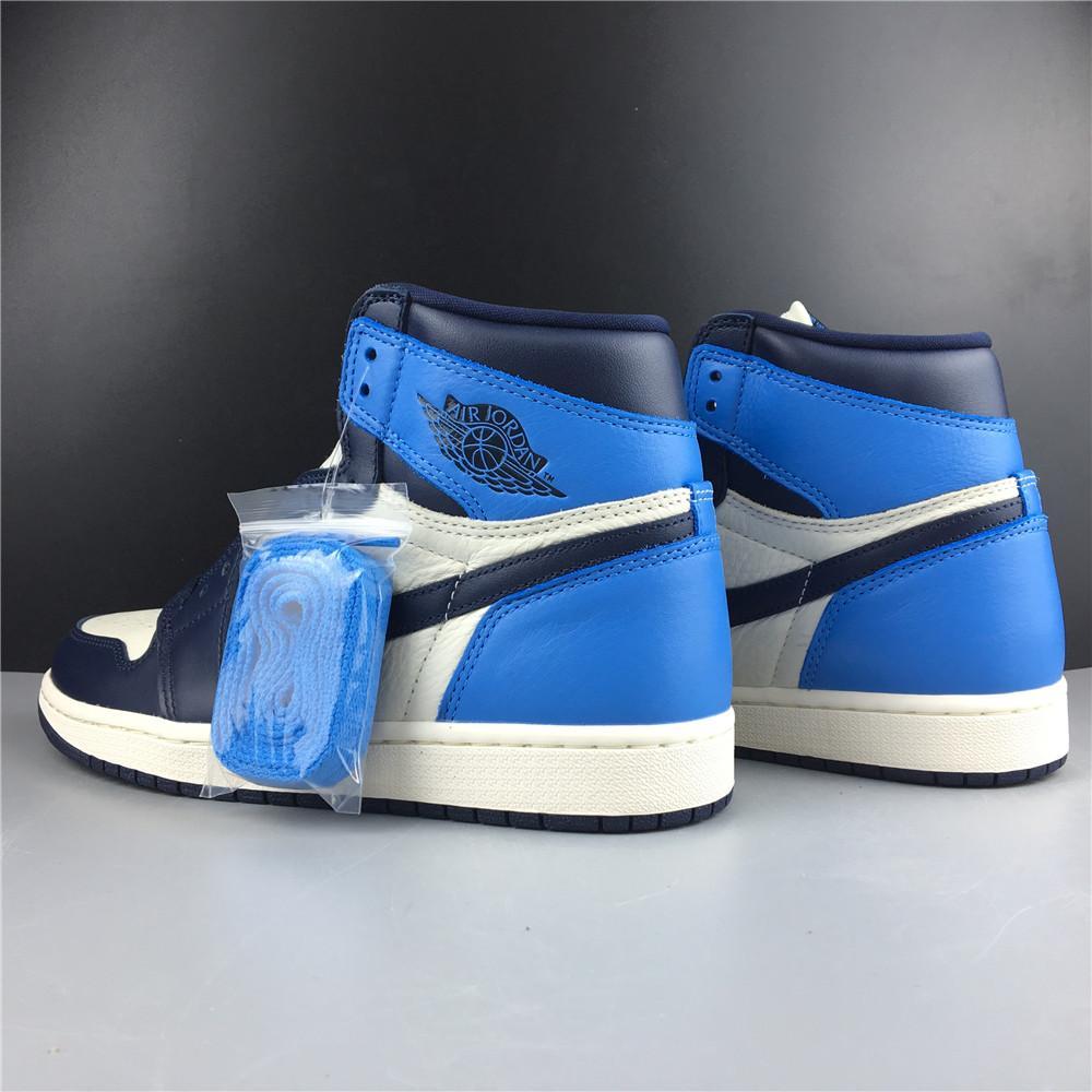 AJ 1 Retro High Obsidian UNC Shoes Sneakers - nk0000293 - Image 11