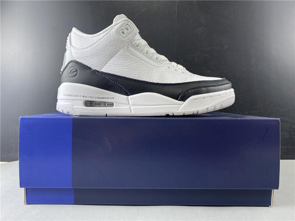 Fragment x AJ 3 White Black Shoes Sneakers - nk0001320 - Image 16