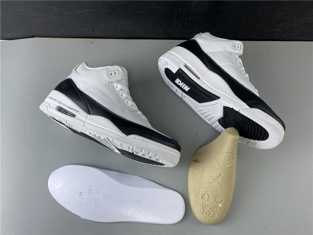 Fragment x AJ 3 White Black Shoes Sneakers - nk0001320 - Image 18