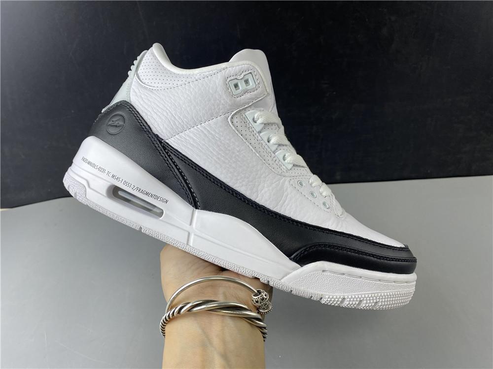 Fragment x AJ 3 White Black Shoes Sneakers - nk0001320 - Image 19