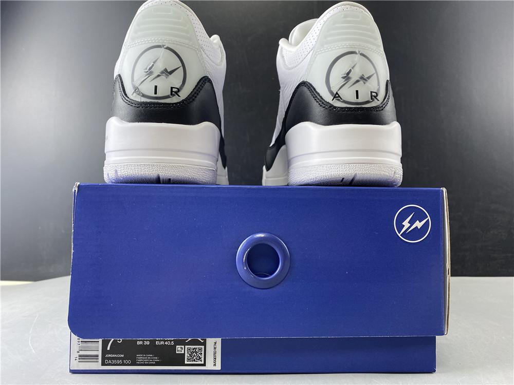 Fragment x AJ 3 White Black Shoes Sneakers - nk0001320 - Image 20