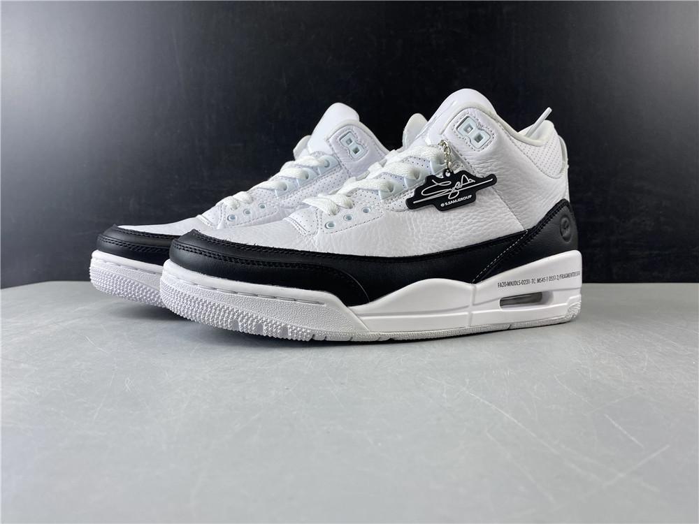 Fragment x AJ 3 White Black Shoes Sneakers - nk0001320 - Image 24