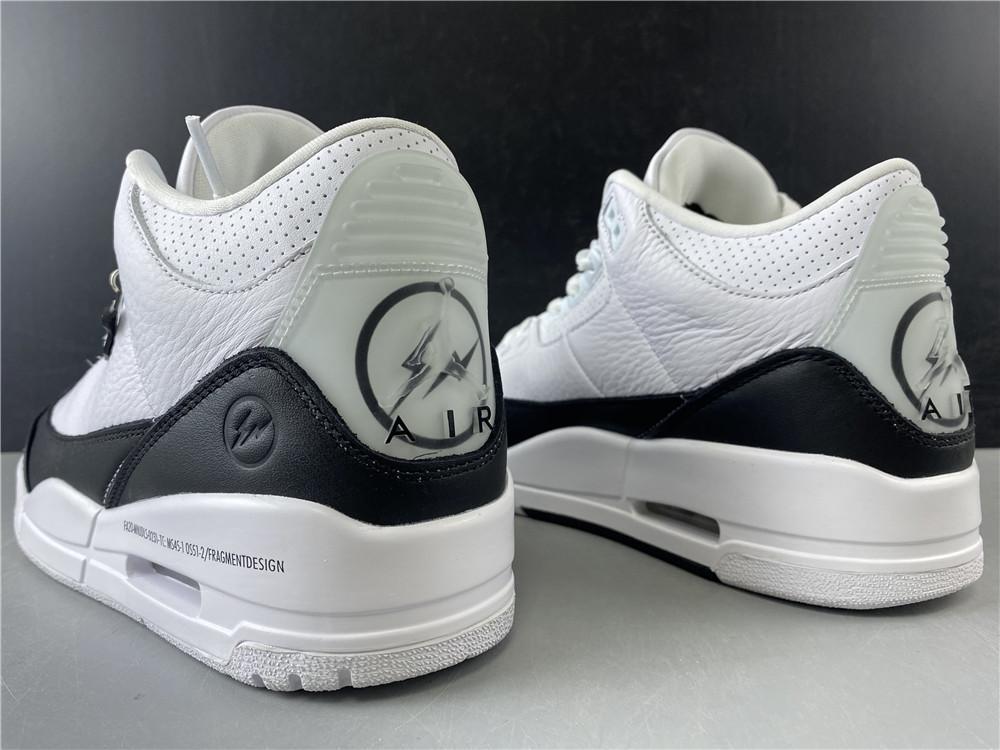 Fragment x AJ 3 White Black Shoes Sneakers - nk0001320 - Image 11