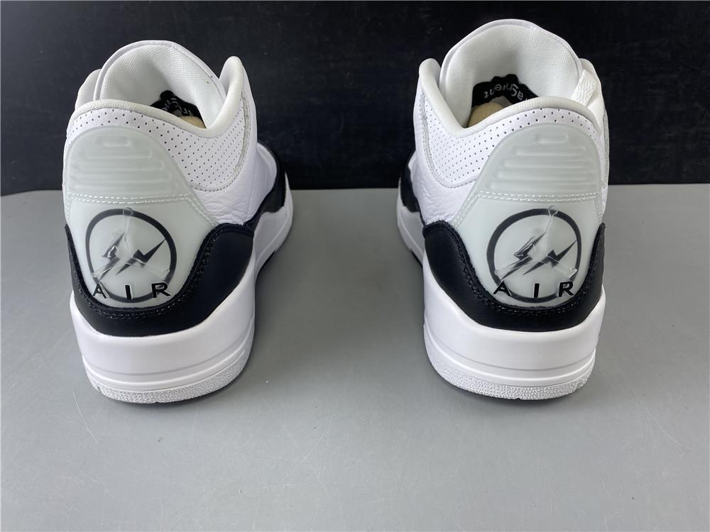Fragment x AJ 3 White Black Shoes Sneakers - nk0001320 - Image 12