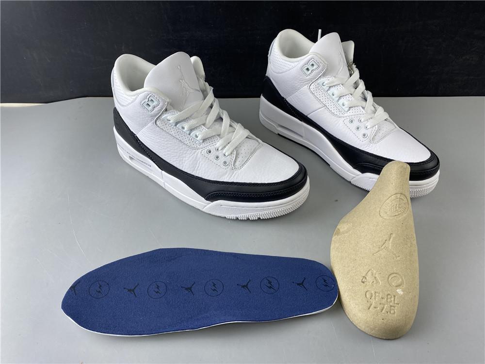 Fragment x AJ 3 White Black Shoes Sneakers - nk0001320 - Image 14