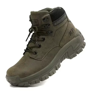 Hiking Boots Men Motorcycle Boots Work Ankle Boots