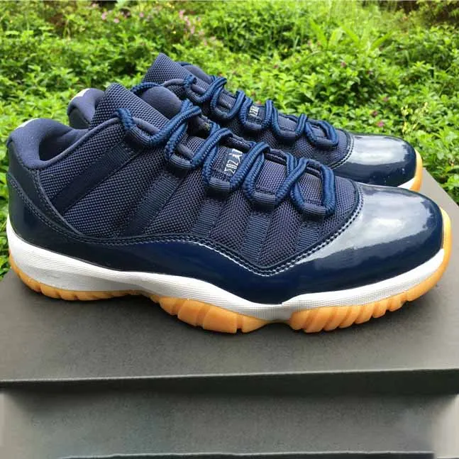 AJ 11 Retro Low Navy Gum Shoes Sneakers - nk0004099 - Image 7