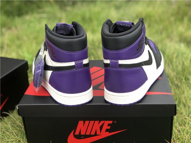 AJ 1 Retro High Court Purple Shoes Sneakers - nk0000569 - Image 9