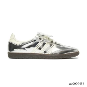Wales Bonner x AD Samba Silver Metallic Shoes Sneakers - ad0000456