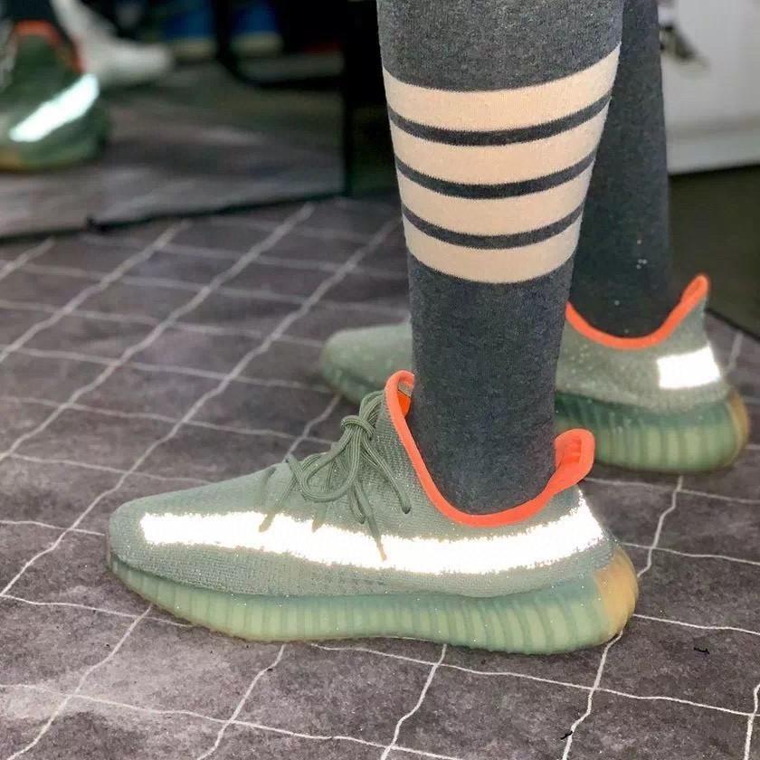 YzY Boost 350 V2 Desert Sage Shoes Sneakers - ad0000075 - Image 17