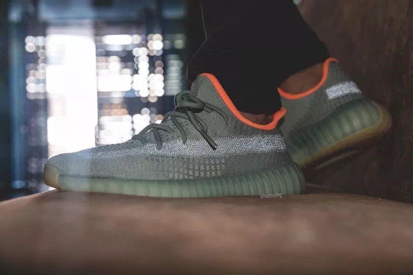 YzY Boost 350 V2 Desert Sage Shoes Sneakers - ad0000075 - Image 9