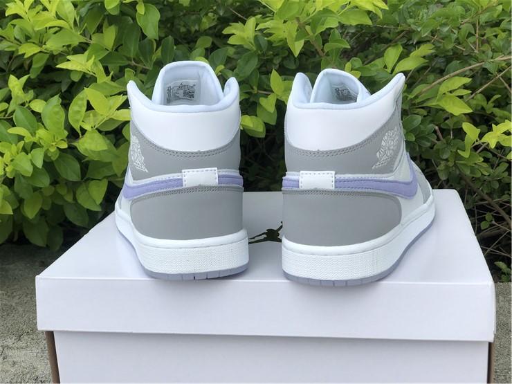 AJ 1 Mid Wolf Grey Aluminum Shoes Sneakers - nk0001758 - Image 6