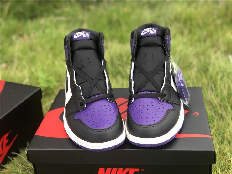 AJ 1 Retro High Court Purple Shoes Sneakers - nk0000569 - Image 11