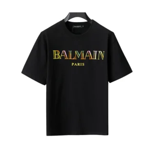 BM Vintage Embroidered T-shirt in Black - bal0000004