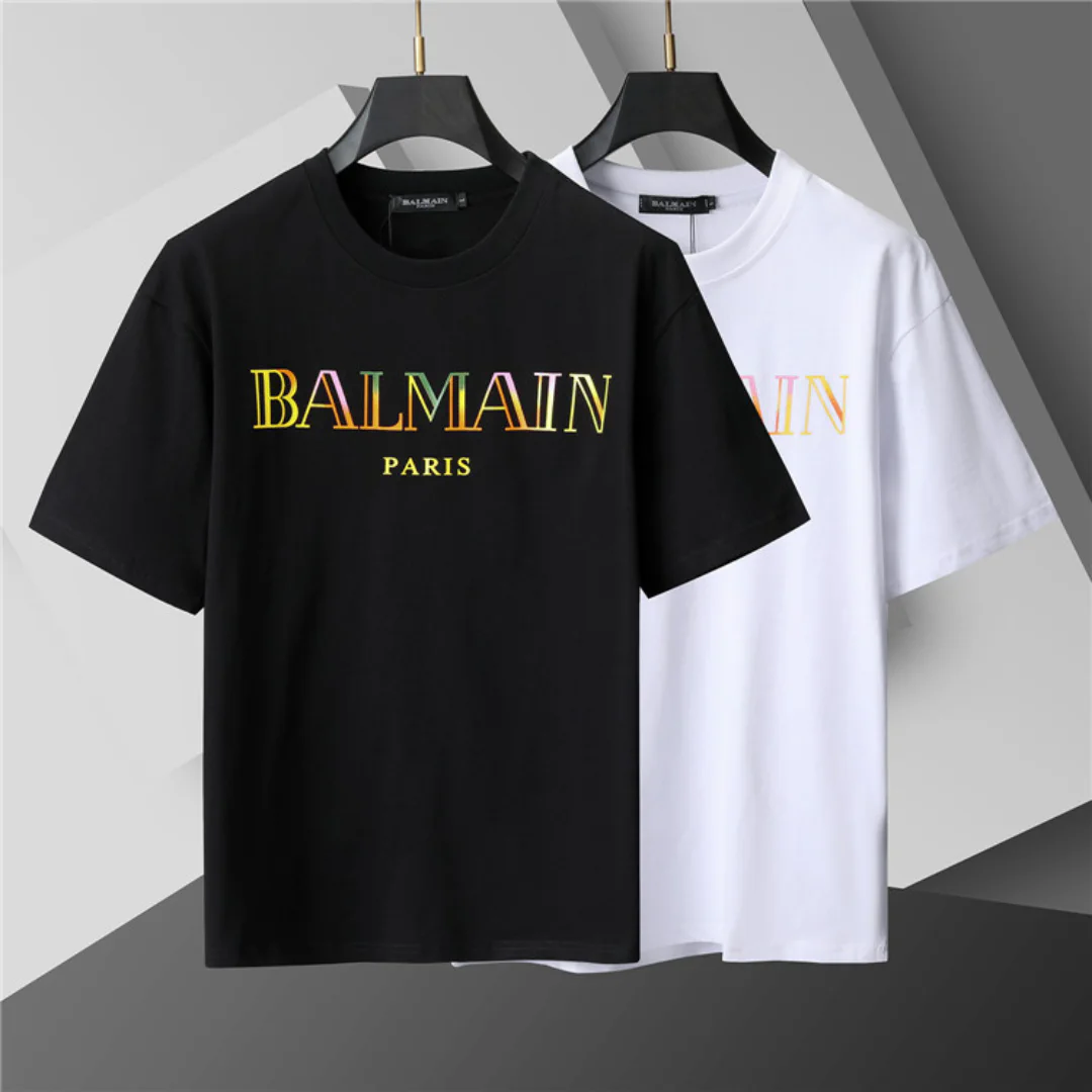 BM Vintage Embroidered T-shirt in Black - bal0000004 - Image 4