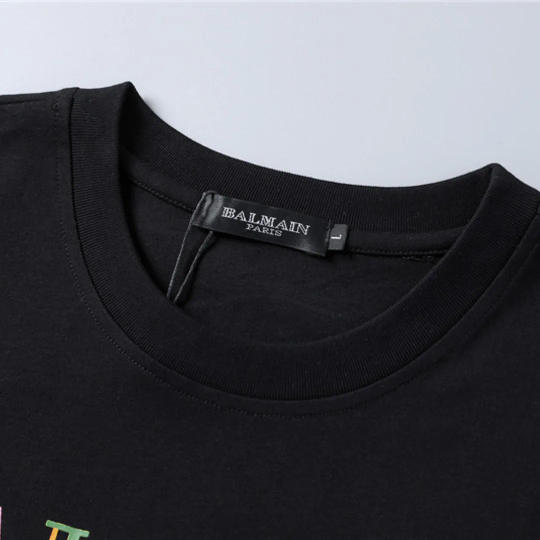 BM Vintage Embroidered T-shirt in Black - bal0000004 - Image 7
