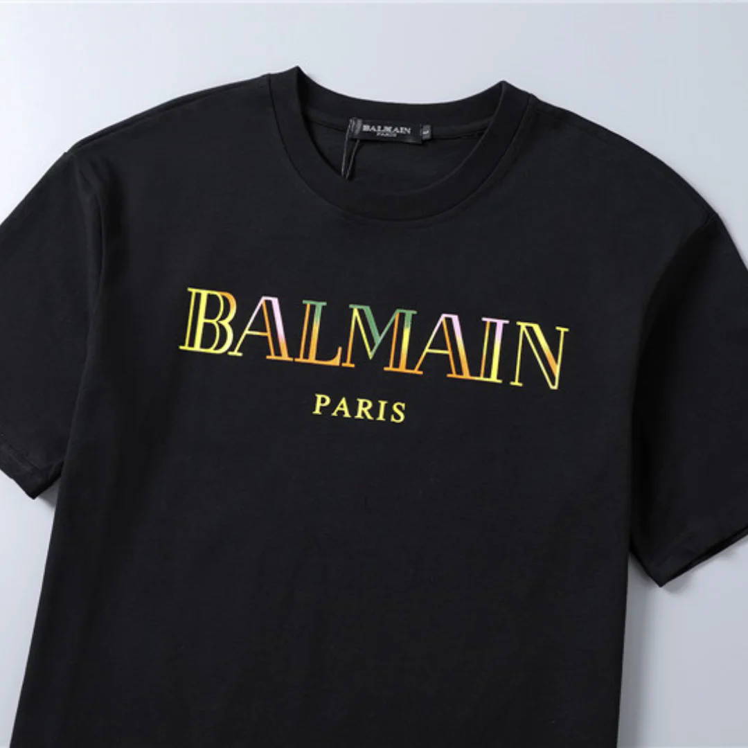 BM Vintage Embroidered T-shirt in Black - bal0000004 - Image 5