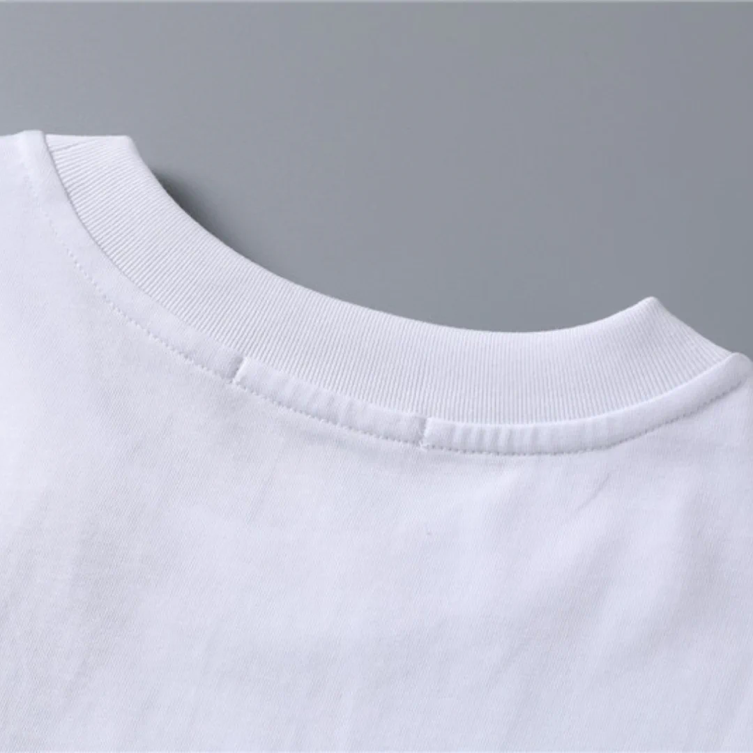 BM Vintage Embroidered T-shirt in White - bal0000005 - Image 8