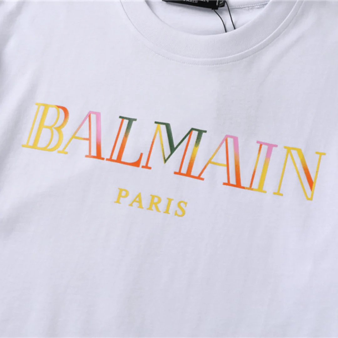 BM Vintage Embroidered T-shirt in White - bal0000005 - Image 6