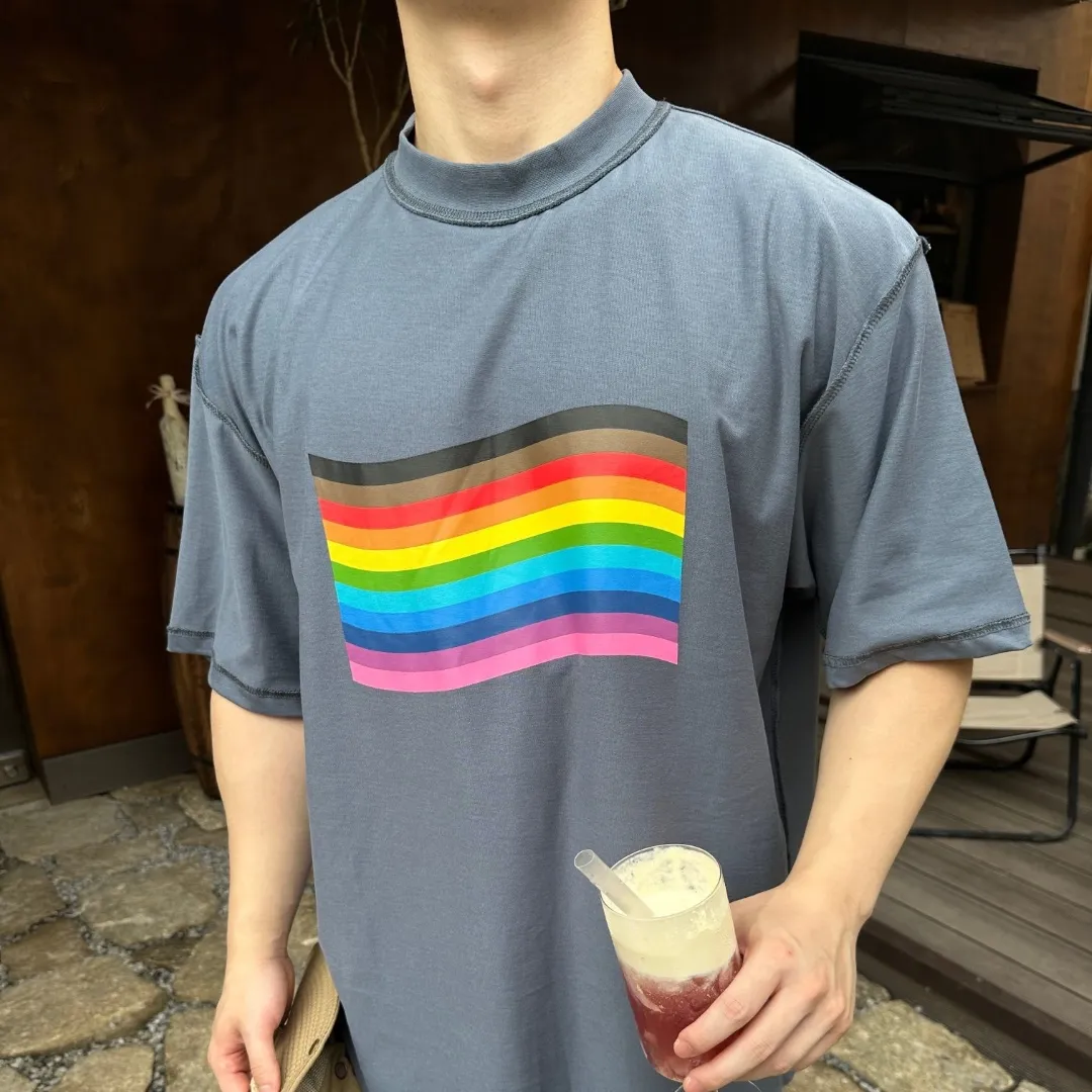 BLCG Pride Rainbow Flag T-shirt in Grey - 606 - blcg0000606 - Image 10